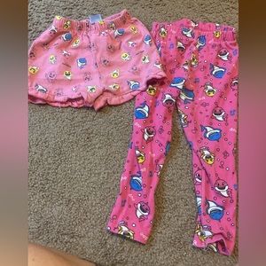 Baby shark shorts and pants bundle